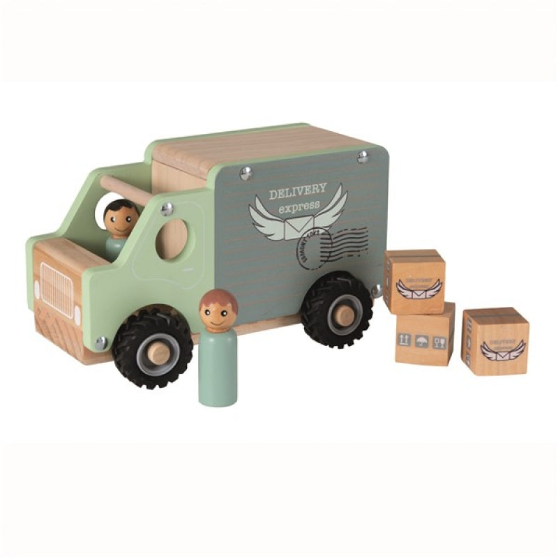 BIG WOODEN DELIVERY TRUCK